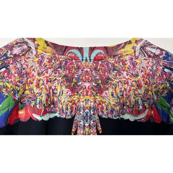 MARCELO BURLON WINGS BLACK T-SHIRT L - Picture 5 of 7